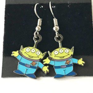 Disney Aliens Earrings Toy Story Little Green Men